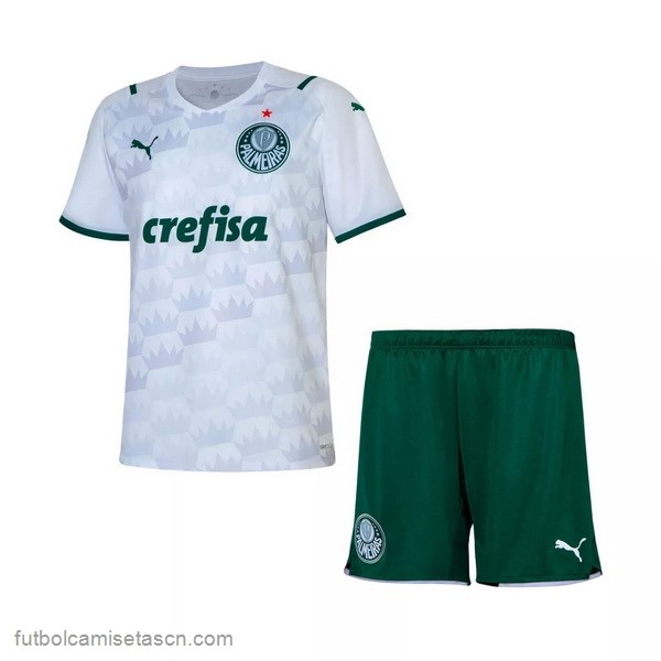 Camiseta Palmeiras 2ª Niño 2021/22 Blanco